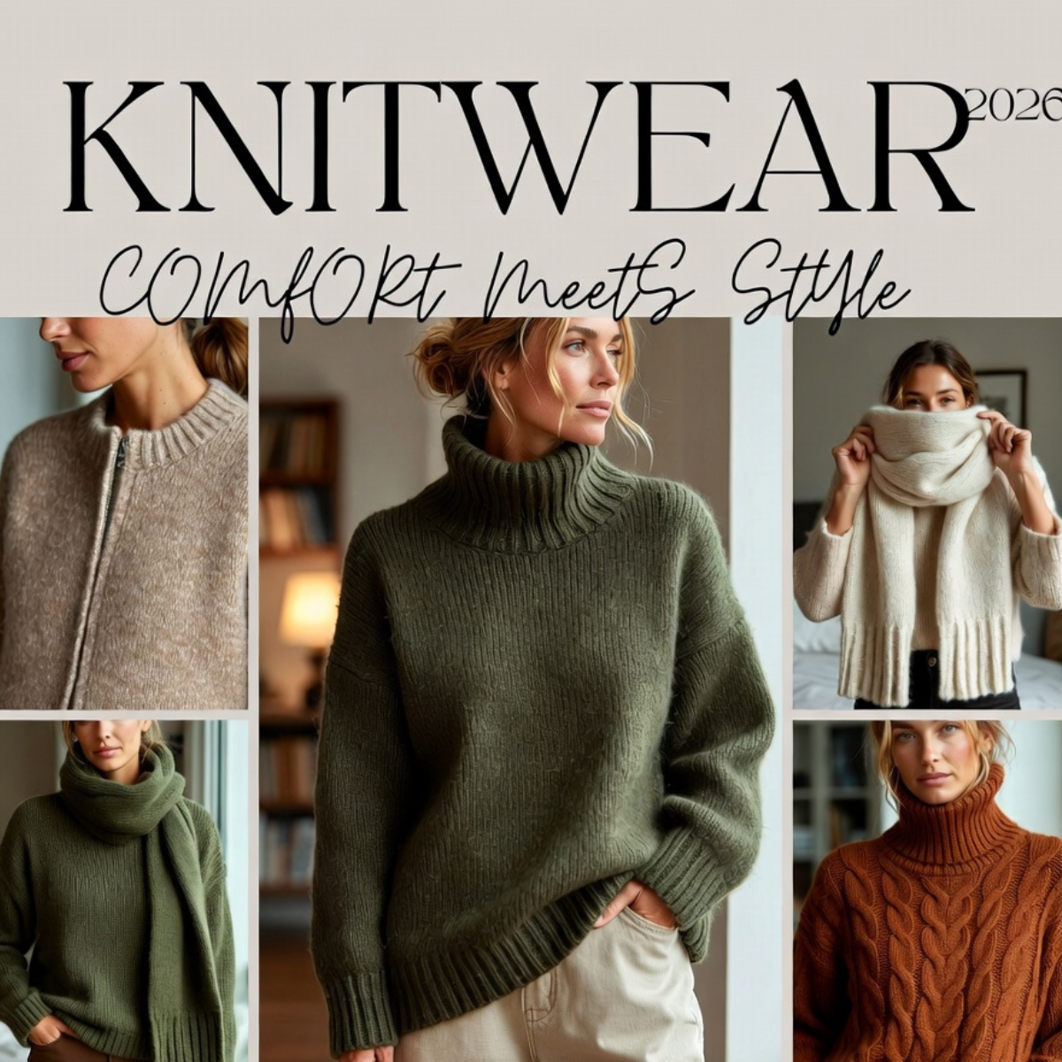 Women’s Winter Knitwear Guide: Materials, Fits and Everyday Layering