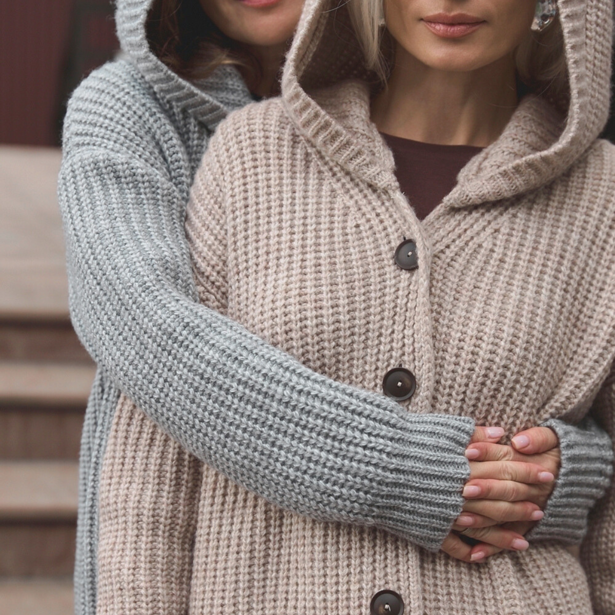 Sustainable fashion concept with natural-fiber clothing and thoughtful wardrobe choices