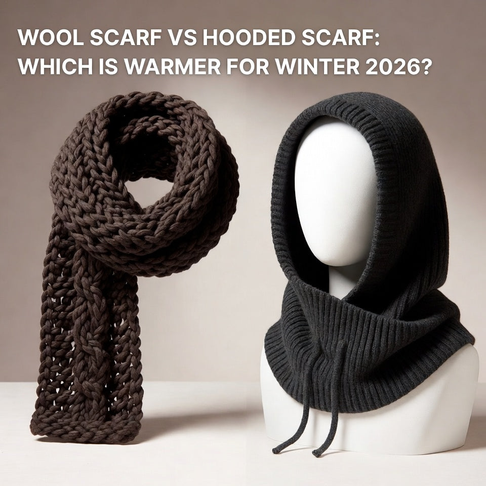 WOOL SCARF VS HOODED SCARF: WHICH IS WARMER FOR WINTER 2026?