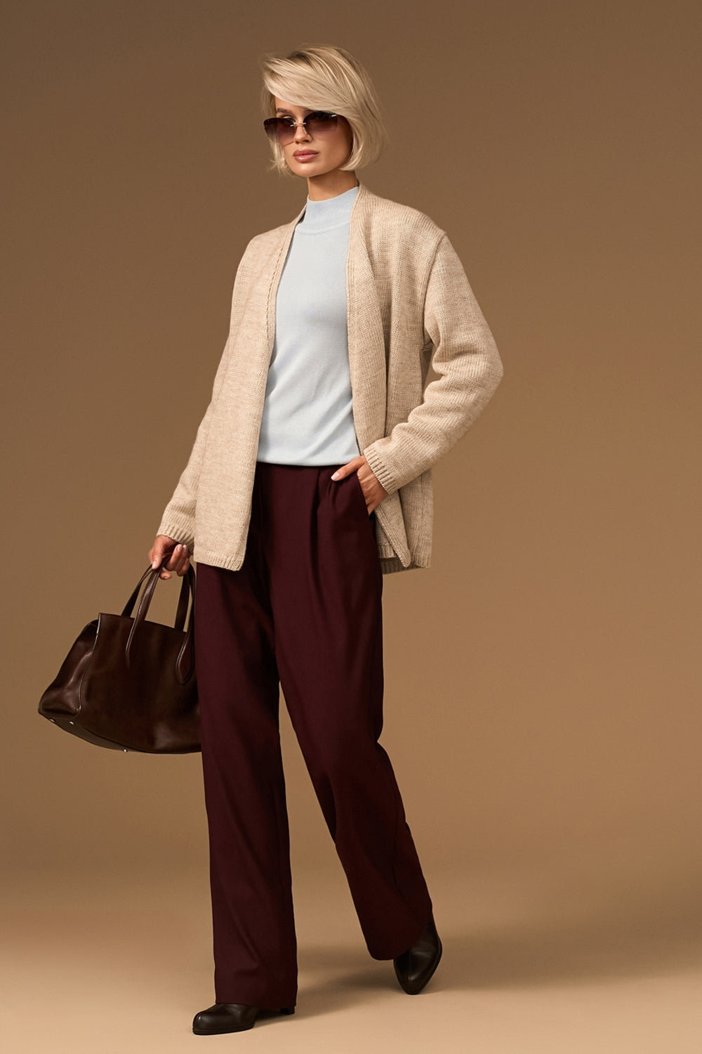 Women’s Classic Cotton Knit Turtleneck Sweater