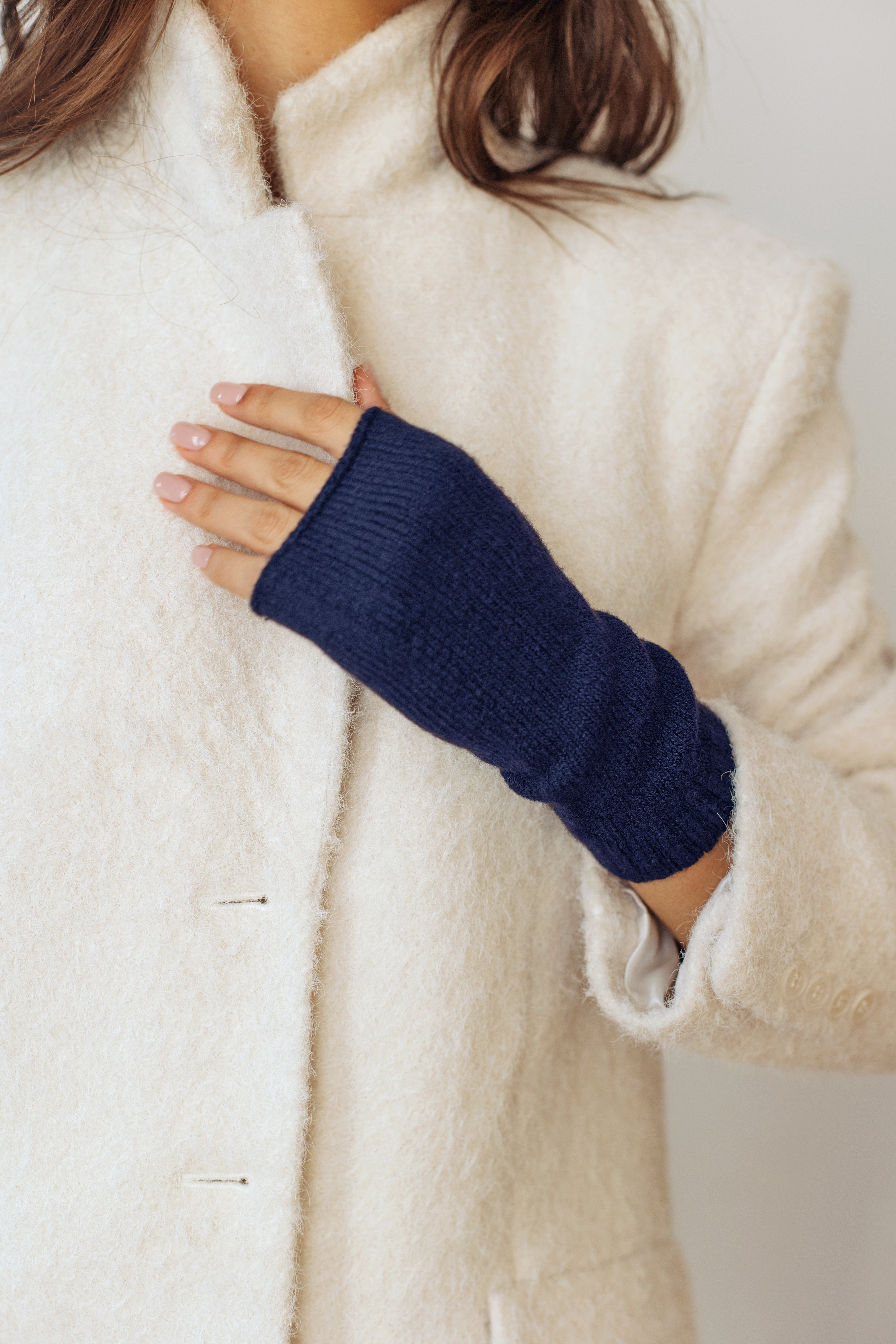 Pure Cashmere Fingerless Gloves