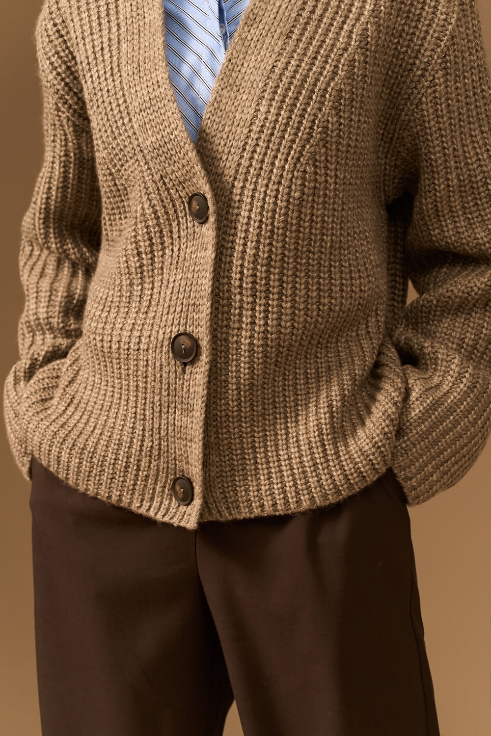 Chunky Wool  Alpaca Cardigan