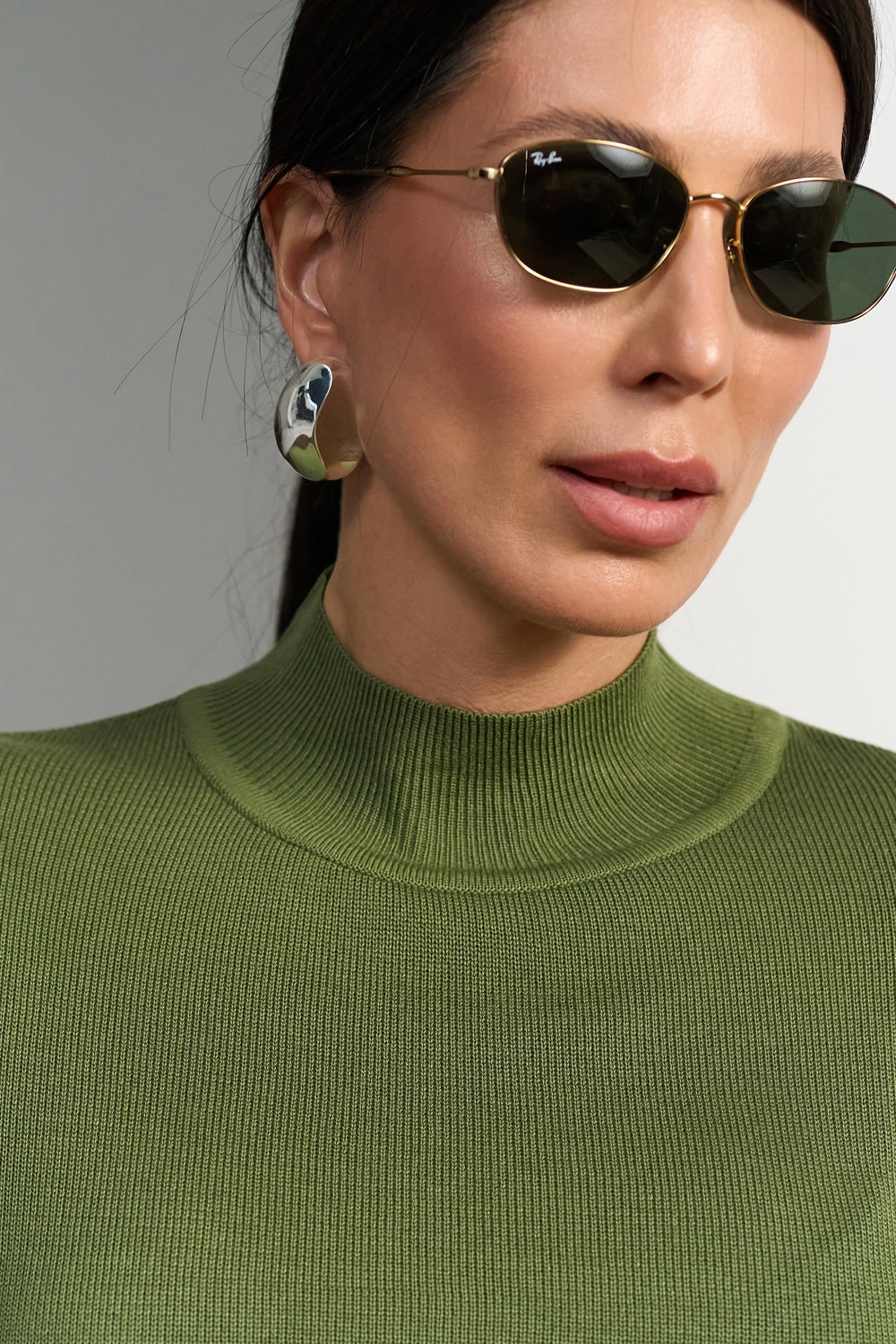 Women’s Classic Cotton Knit Turtleneck Sweater