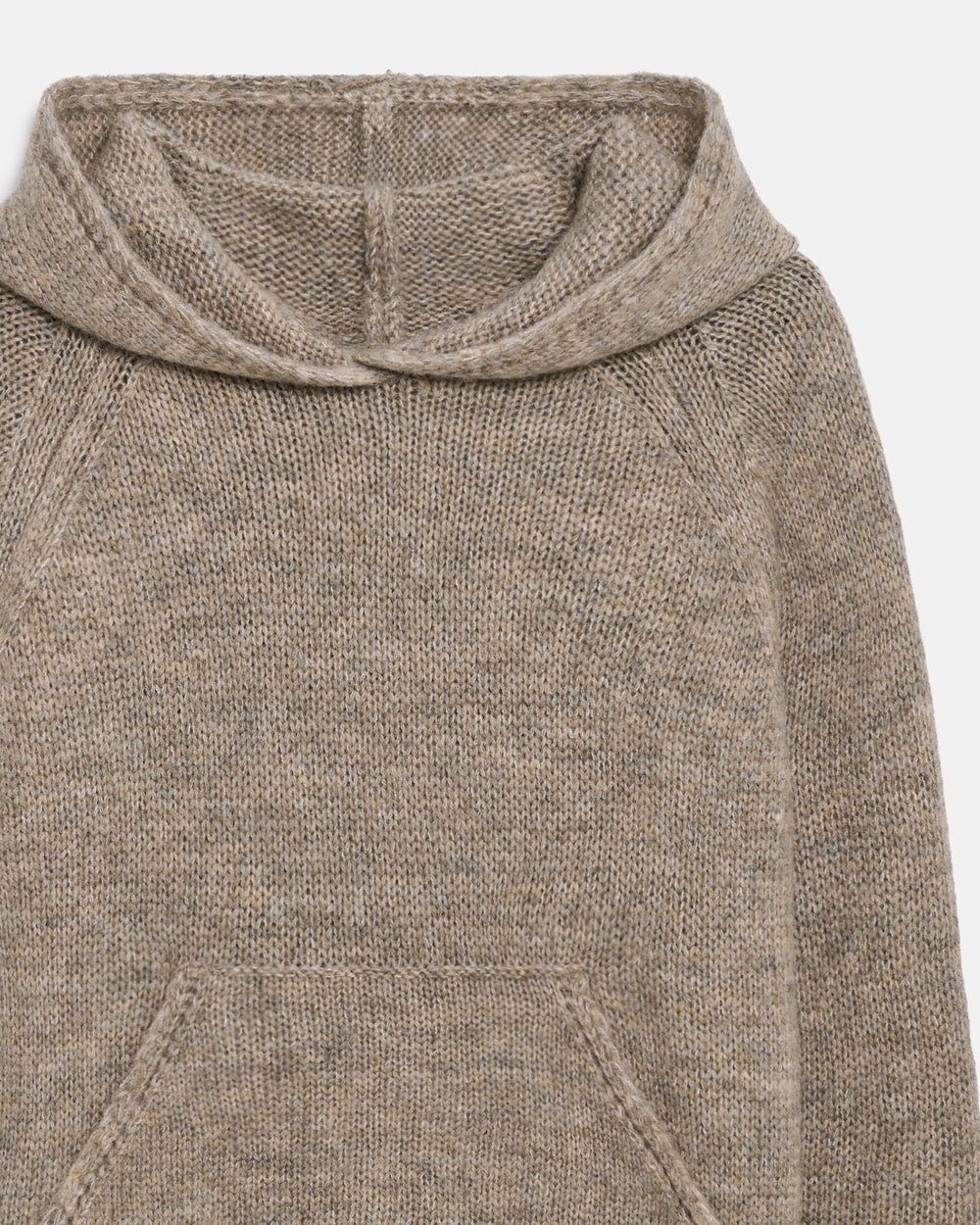 Women’s Baby Alpaca Wool Knit Raglan Hoodie