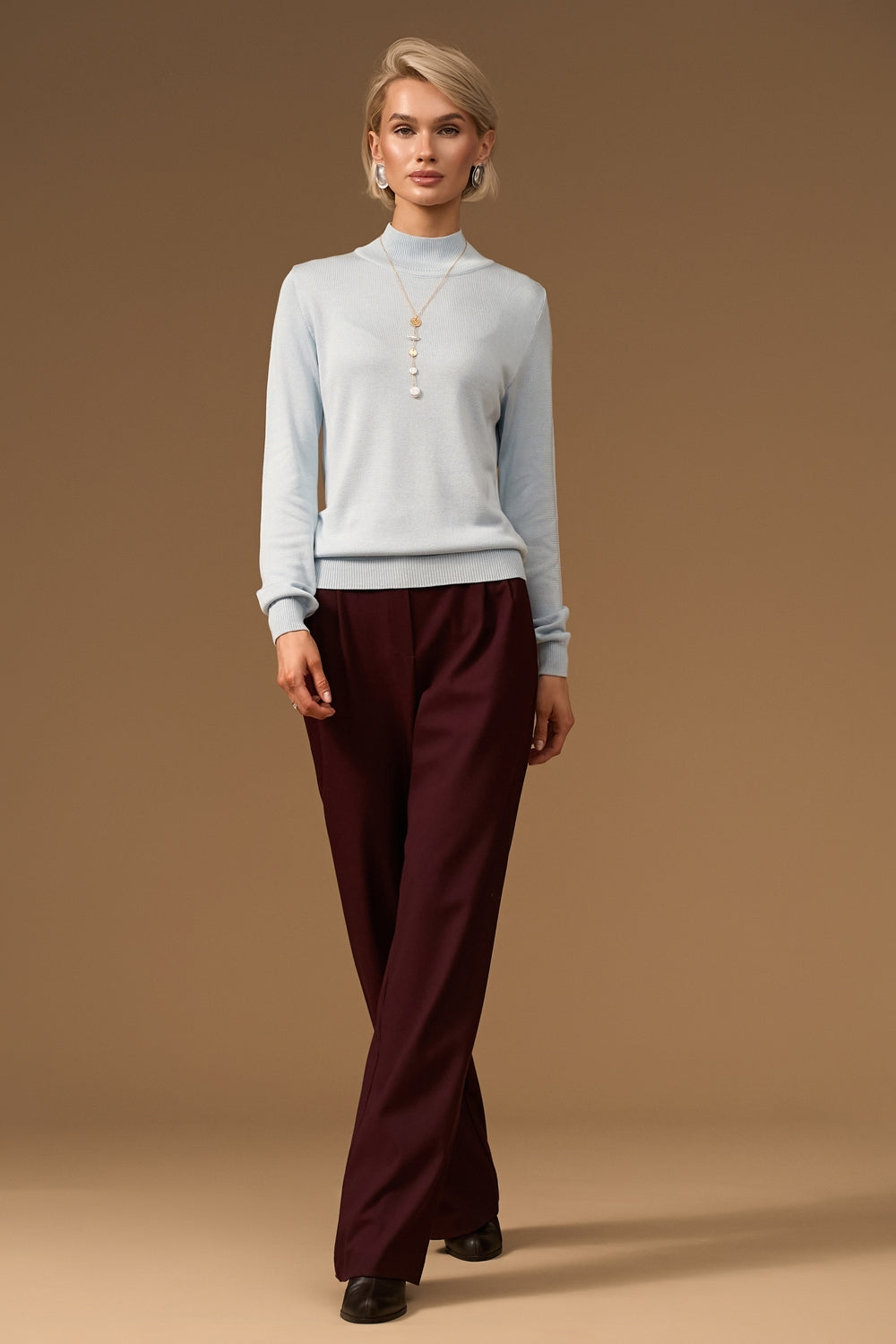 Women’s Classic Cotton Knit Turtleneck Sweater