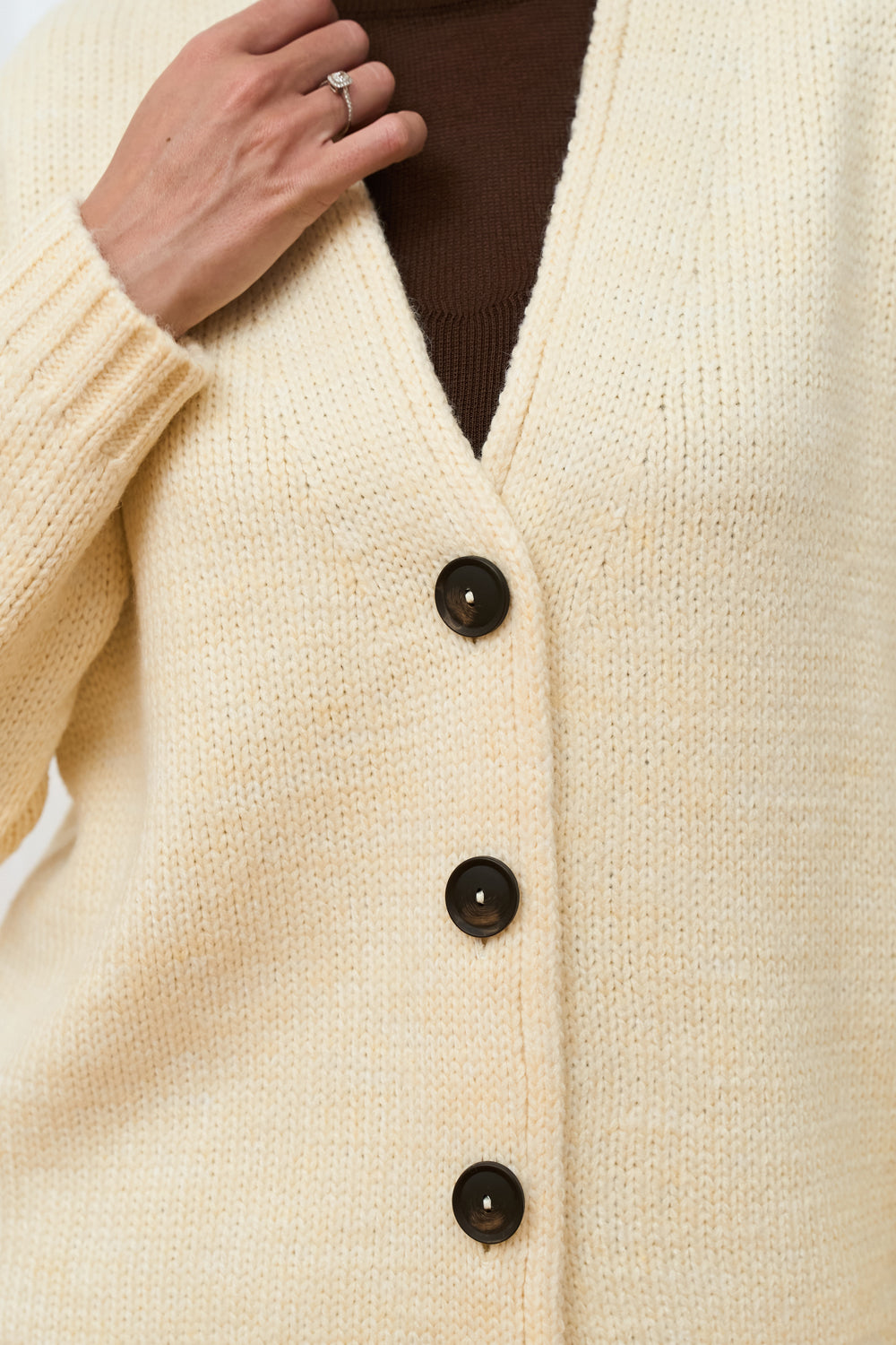 Women’s Wool Alpaca Button Front Cardigan