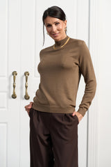 Women’s Classic Cotton Knit Turtleneck Sweater