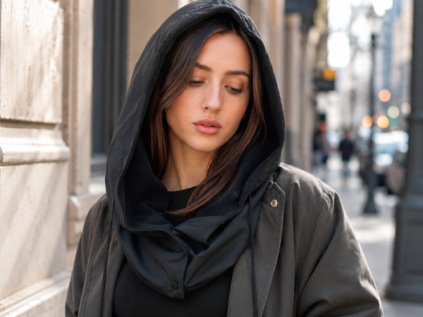 Waterproof Hooded Scarves
