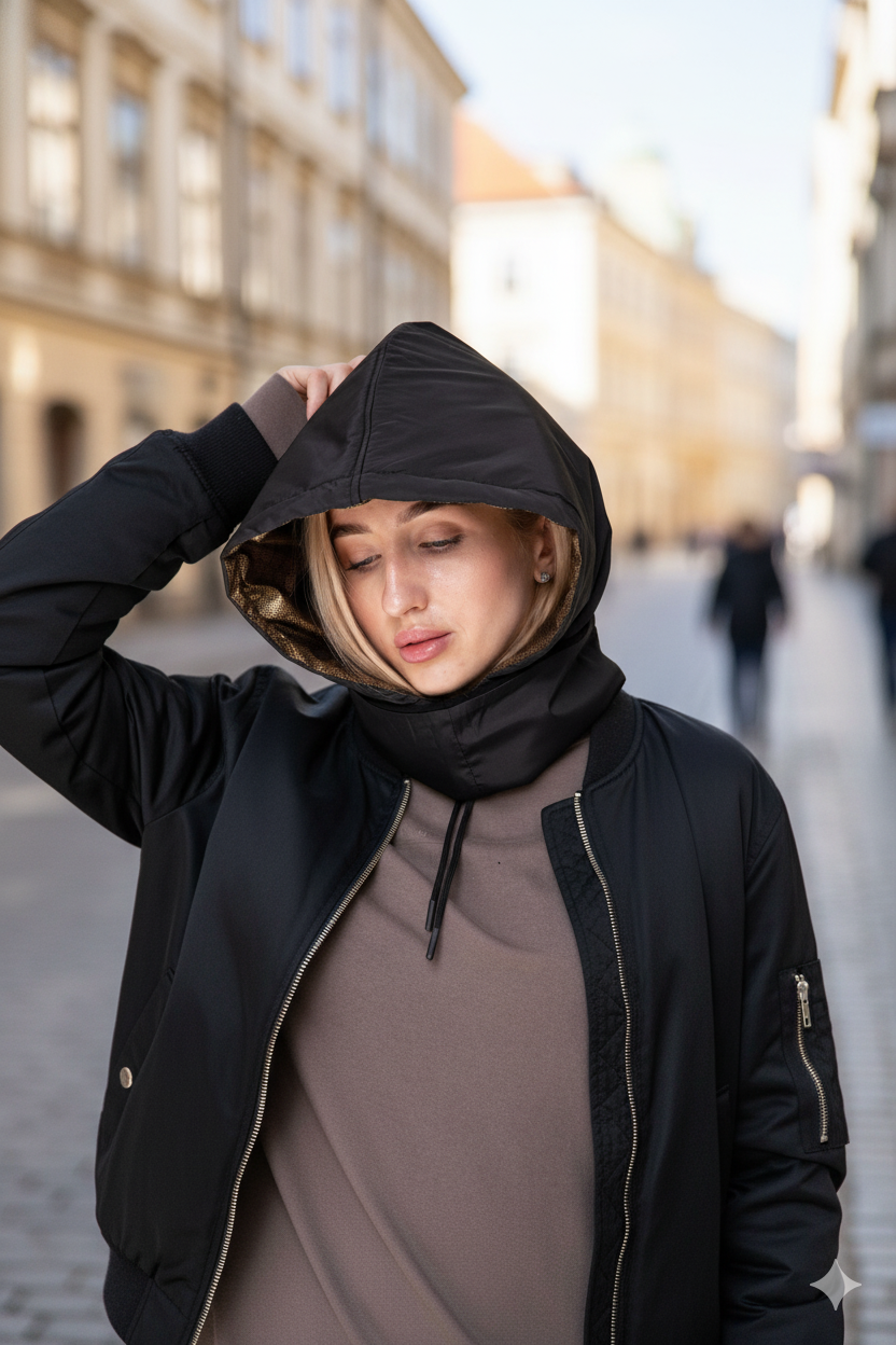 Urban Graphene Hooded Scarf