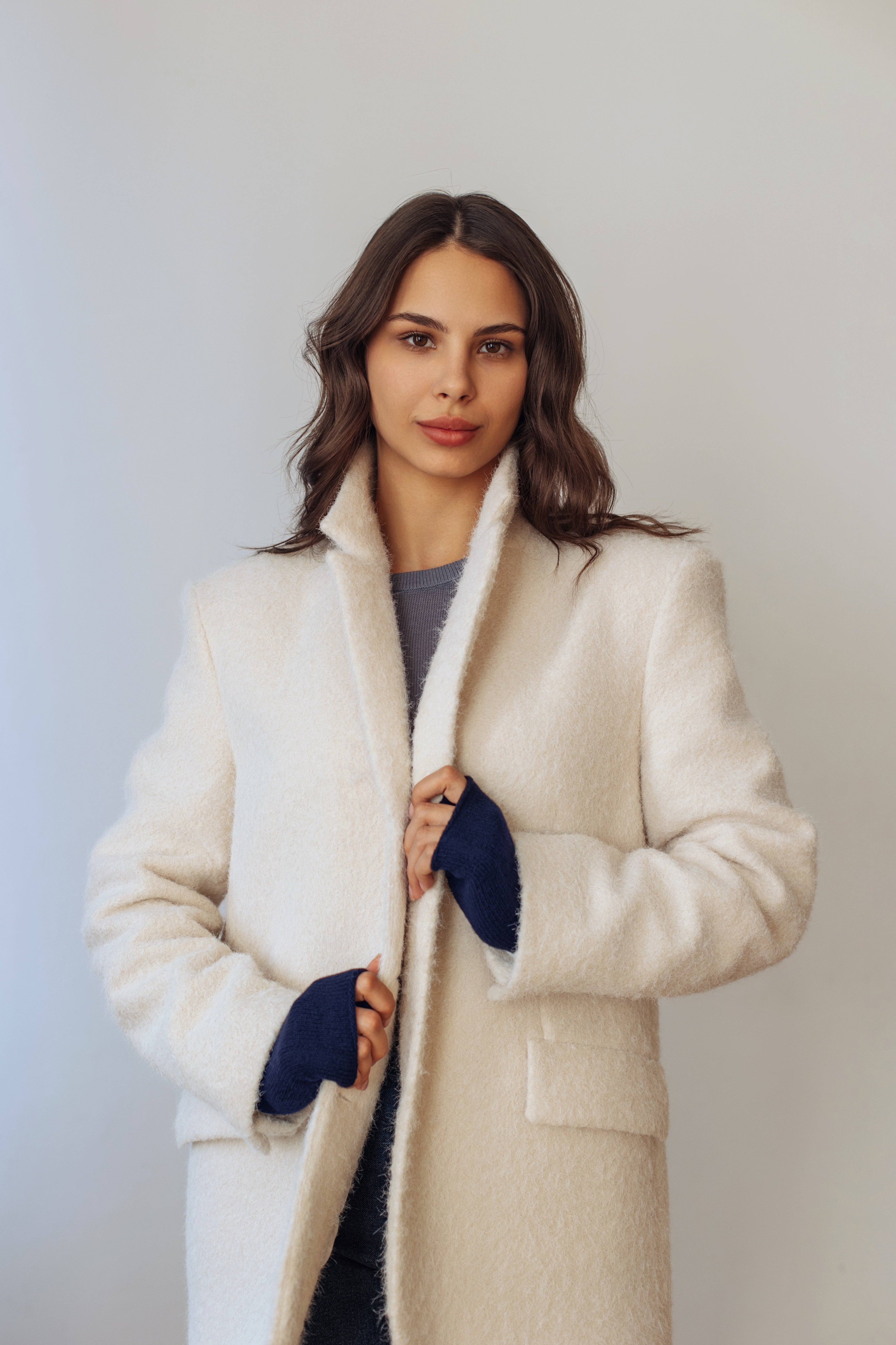 Pure Cashmere Fingerless Gloves