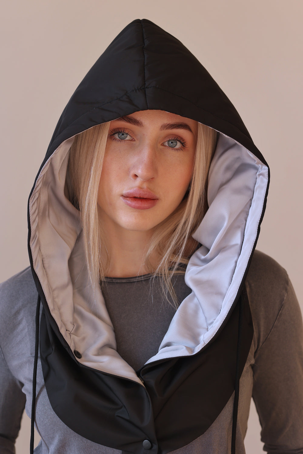Hair-Protective Hooded Scarves